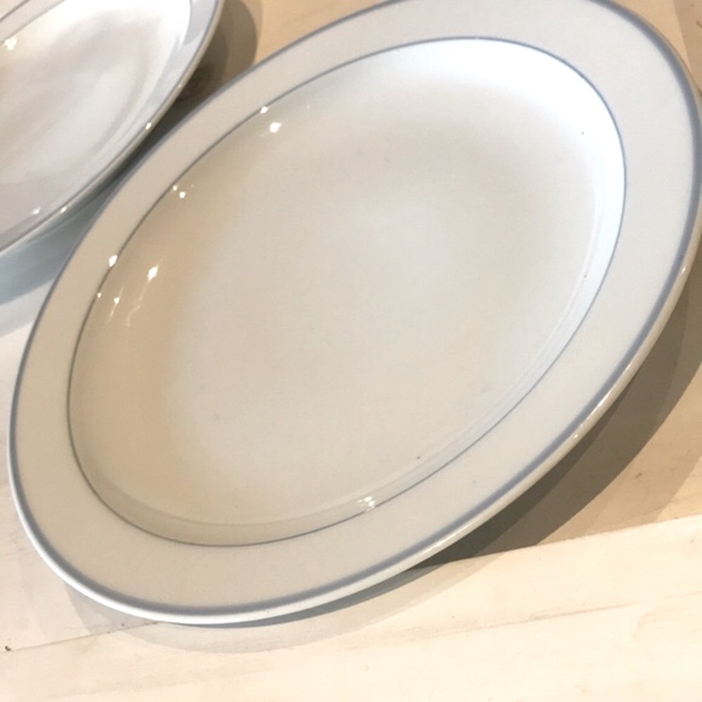 Vintage West Germany Seltmann Weiden Plates Rainbow Blue Dinner 9.5”